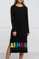 Рокля Armani Exchange черен