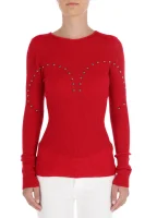 Пуловер beloperone | Slim Fit Pinko червен