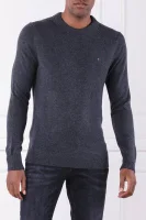 Пуловер | Regular Fit Tommy Hilfiger графитен