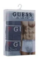 Боксерки 3-pack HERO | cotton stretch Guess Underwear тъмносин
