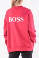 Суитчър/блуза Tastand | Loose fit BOSS ORANGE малинов
