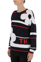 Пуловер | Regular Fit Tommy Hilfiger тъмносин