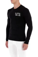 Блуза с дълъг ръкав CN LS GOTH | Extra slim fit GUESS черен