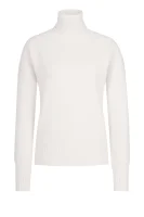 Блуза с поло яка COSACCO | Regular Fit | с добавка вълна MAX&Co. кремав