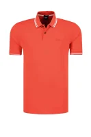 Поло/тениска с яка Parlay 16 | pima | Regular Fit BOSS BLACK оранжев