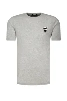 Тениска | Regular Fit Karl Lagerfeld сив