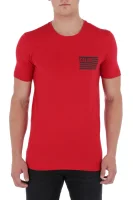 Тениска TAKEOS | Slim Fit CALVIN KLEIN JEANS червен