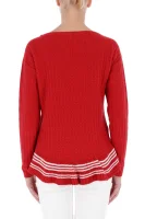 Пуловер VALESKA | Regular Fit Tommy Hilfiger червен