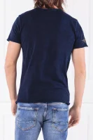 Тениска WORN WELL INDIGO TEE | Regular Fit Superdry тъмносин