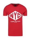 Тениска SHEAR TEE | Regular Fit Tommy Hilfiger червен