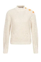 Вълнен пуловер MARLON AWA | Regular Fit Zadig&Voltaire кремав
