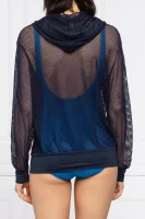 Блуза Solid | Loose fit Michael Kors Swimwear тъмносин