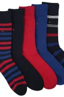 Чорапи 5-pack Tommy Hilfiger червен