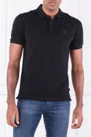 Поло/тениска с яка Pallas_JV | Regular Fit BOSS BLACK черен