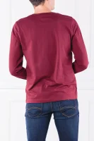 Блуза с дълъг ръкав TH CREST | Regular Fit Tommy Hilfiger бордо