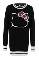 Пуловер Egiziano Hello Kitty | Regular Fit | с добавка вълна Pinko черен