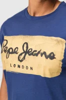Тениска CHARING | Slim Fit Pepe Jeans London син