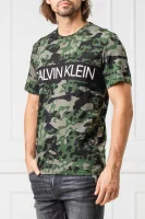Тениска | Regular Fit Calvin Klein Underwear зелен