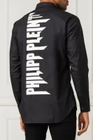 Риза Crystal | Regular Fit Philipp Plein черен