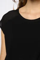 Блуза | Straight fit | с добавка коприна Marella SPORT черен