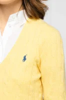 Вълнен пуловер | Regular Fit | с добавка кашмир POLO RALPH LAUREN жълт