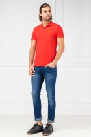 Поло/тениска с яка Prime | Slim Fit BOSS ORANGE червен