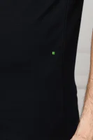 Поло/тениска с яка Paule 1 | Slim Fit BOSS GREEN черен
