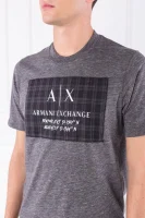 Тениска | Regular Fit Armani Exchange сив