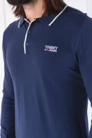 Поло/тениска с яка | Slim Fit Tommy Jeans тъмносин