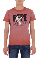 Тениска GEORGE | Slim Fit Pepe Jeans London червен