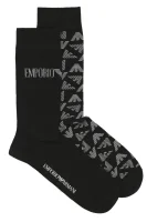 Чорапи 2-pack Emporio Armani черен