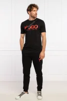 Тениска dolive | Regular Fit HUGO черен