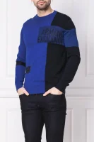 Пуловер | Regular Fit Armani Exchange син