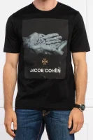 Тениска | Regular Fit Jacob Cohen черен