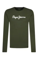 Блуза с дълъг ръкав Eggo | Regular Fit Pepe Jeans London маслинен