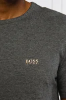Тениска | Regular Fit BOSS GREEN пепеляв