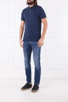 Поло/тениска с яка TJM ESSENTIAL OXFORD | Slim Fit Tommy Jeans тъмносин