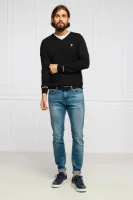 Пуловер | с добавка вълна GUESS черен