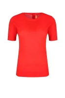 Кашмирен пуловер IBERIA | Regular Fit TORY BURCH червен