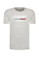 Тениска | Regular Fit Tommy Sport пепеляв