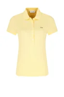 Поло/тениска с яка | Slim Fit | stretch pique Lacoste жълт