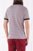 Поло/тениска с яка Polston 14 | pima cotton | Slim Fit BOSS BLACK бордо
