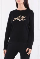 Пуловер | Regular Fit Armani Exchange черен