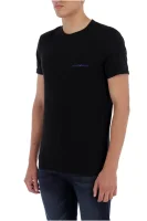 Тениска 2-PACK | Regular Fit Emporio Armani черен