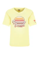 Тениска SUMMER RETRO | Regular Fit Tommy Jeans жълт