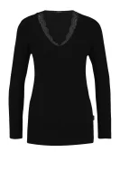 Пуловер Beth | Slim Fit GUESS черен