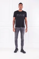 Тениска Dolive-U2 | Regular Fit HUGO черен