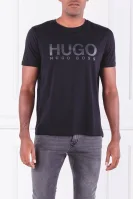 Тениска Dolive-U2 | Regular Fit HUGO черен