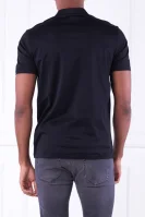 Поло/тениска с яка Drustan | Regular Fit HUGO черен