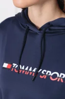 Суитчър/блуза Cropped Vertical Logo | Regular Fit Tommy Sport тъмносин